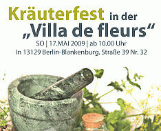 Kräuterfest 2009 in der "Villa des fleurs"