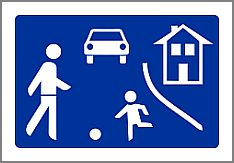 Verkehrsberuhigter Bereich - Zeichen 325