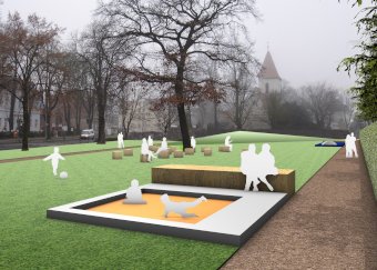 Grün- und Spielfläche