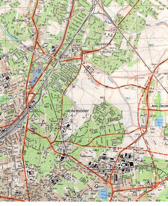 Blankenburg, Heinersdorf und Weissensee 1986