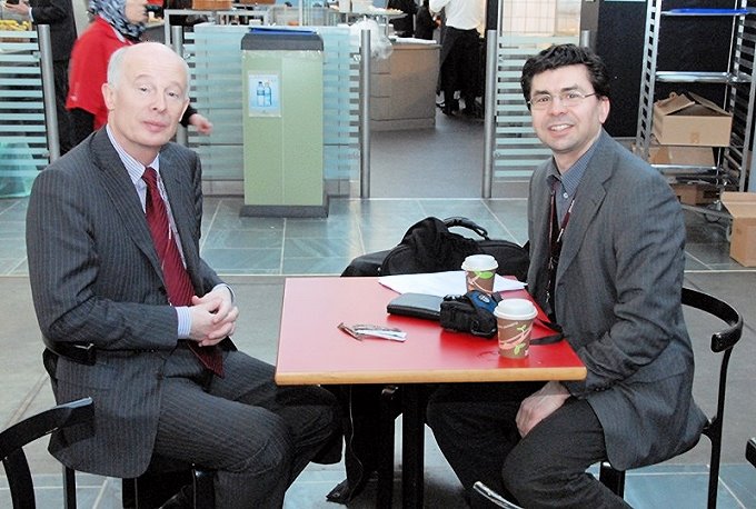 Prof. Hans-Joachim Schelnhuber im Gespräch mit Bob Sperberg